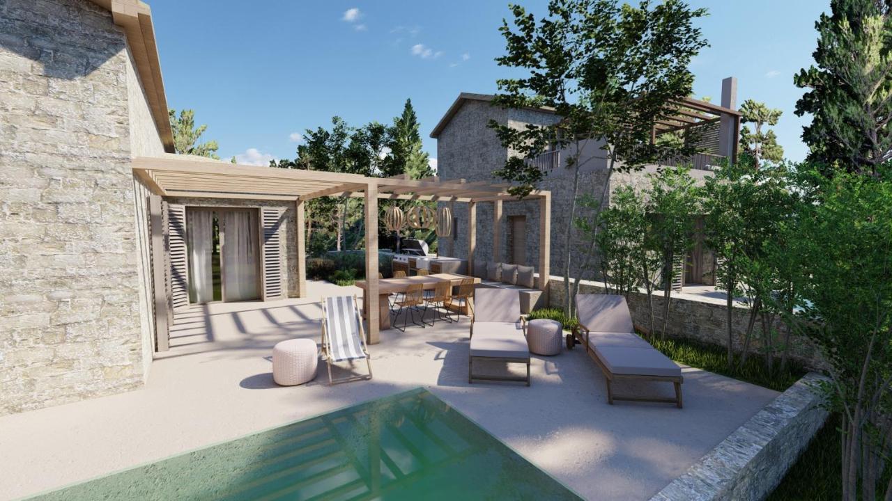 Papadria Villas - Modern Luxury Villas Near Kathisma Beach Tsoukaládhes Exteriér fotografie
