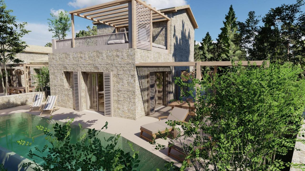 Papadria Villas - Modern Luxury Villas Near Kathisma Beach Tsoukaládhes Exteriér fotografie